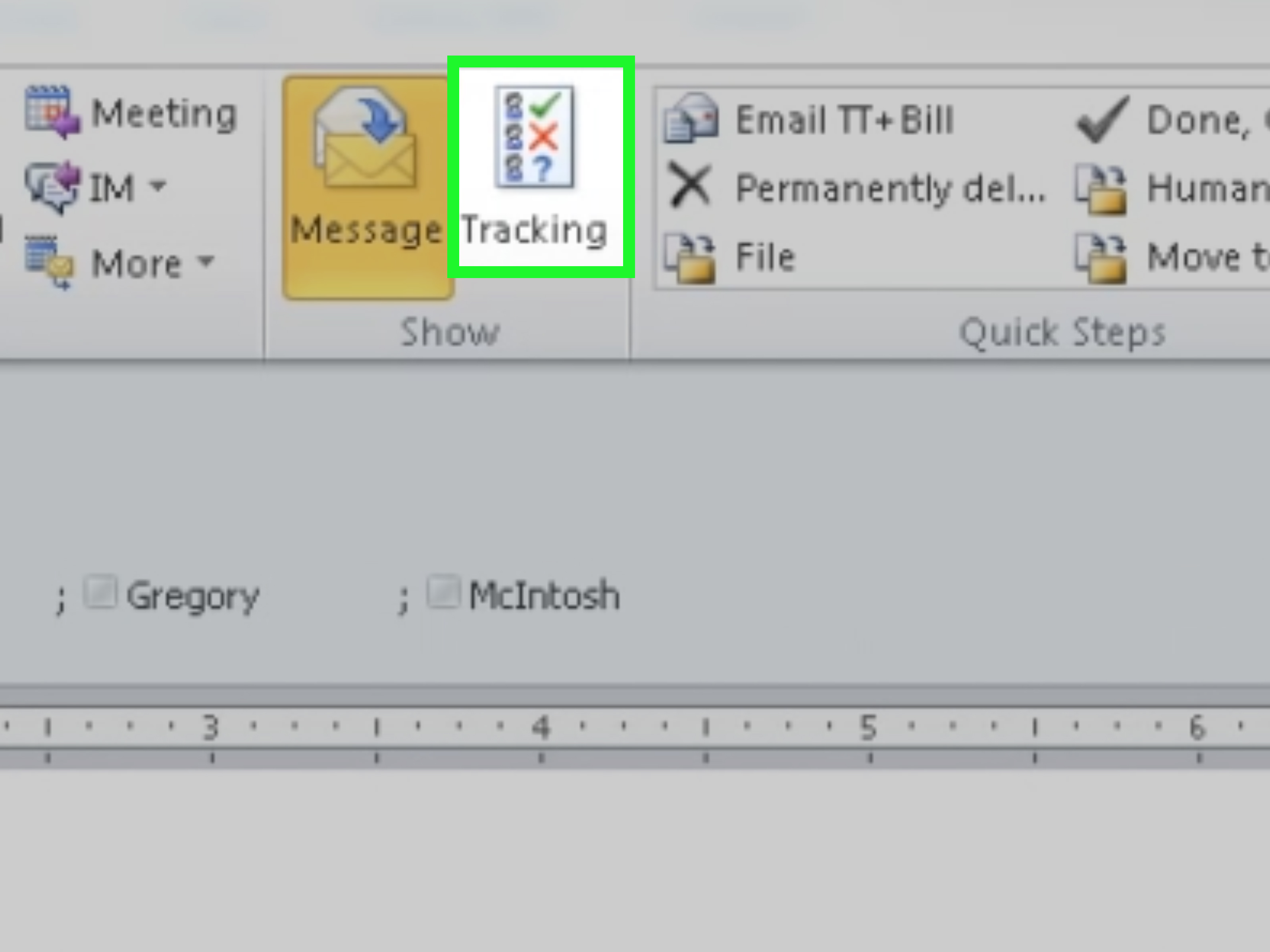 quick steps in outlook for mac